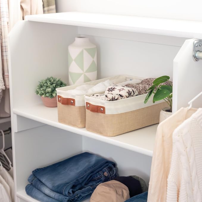 OrganiHaus Narrow Storage Bins 15x06in, Small Closet Bins - Image 9