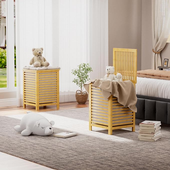SMIBUY Double Laundry Hamper - Image 3