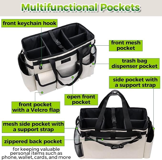 Cleaning Caddy Organizer with Handle - Image 5