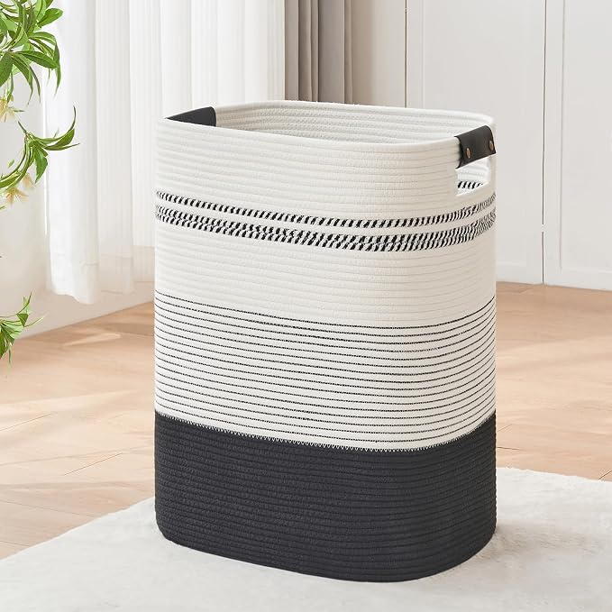 Laundry Basket with Handles by AINUOQI