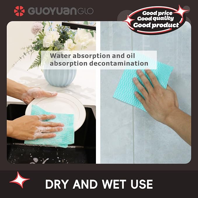 Disposable Cleaning Cloths Reusable Dsih Cloths - Image 6