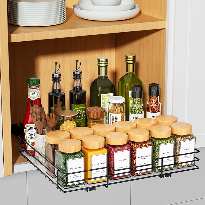 RCHYFEED Pull Out Spice Rack Organizer - Image 3