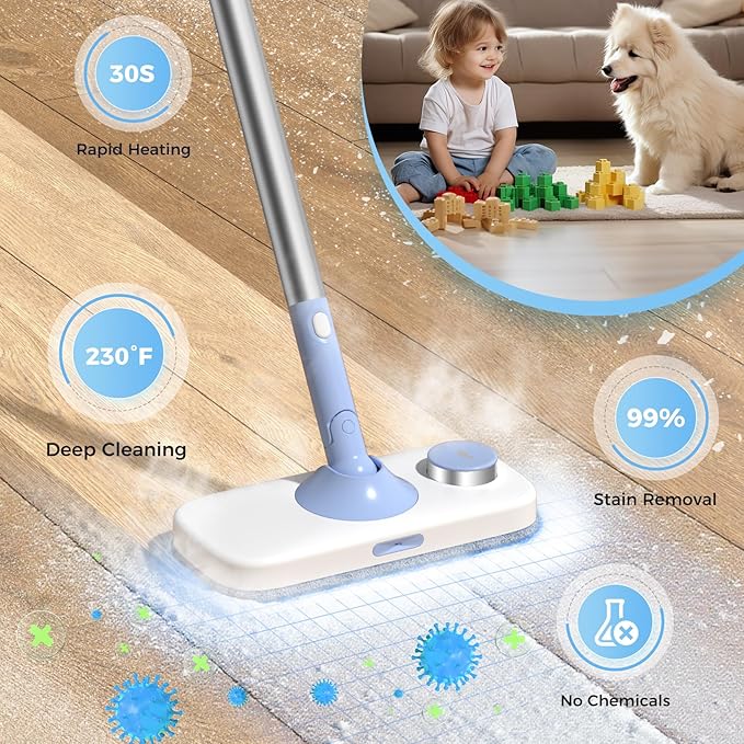 Steam Mop for Floor Cleaning, 7 in 1 Floor Steamer - Image 6