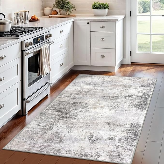 IOHOUZE Abstract Area Rug 4x6 Ft Washable Rugs - Image 2