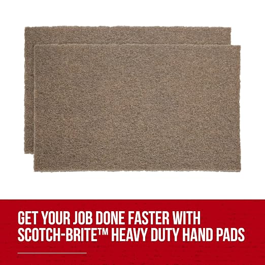 3M Scotch-Brite Heavy Duty Hand Pad 7440B, 6 in x 9 in, Hand Sanding Pad - Image 13