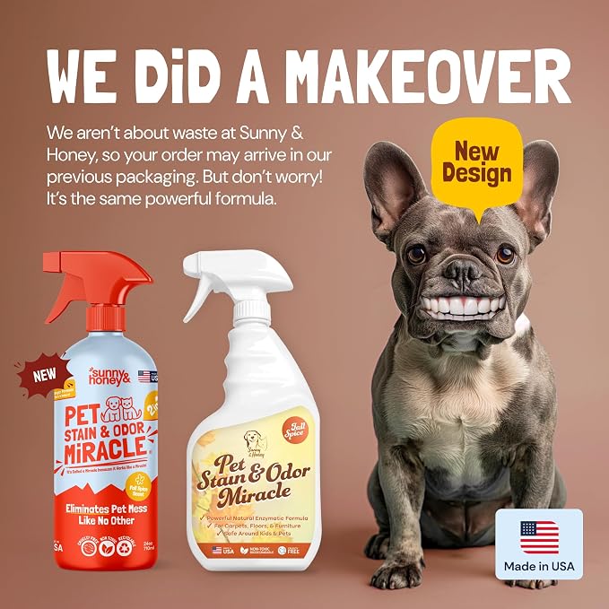 Sunny & Honey Pet Stain Remover & Enzyme Cleaner - Image 3