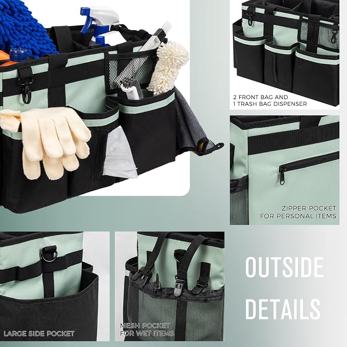 Wearable Cleaning Caddy, Cleaning Caddy Supplies Organizer - Image 4