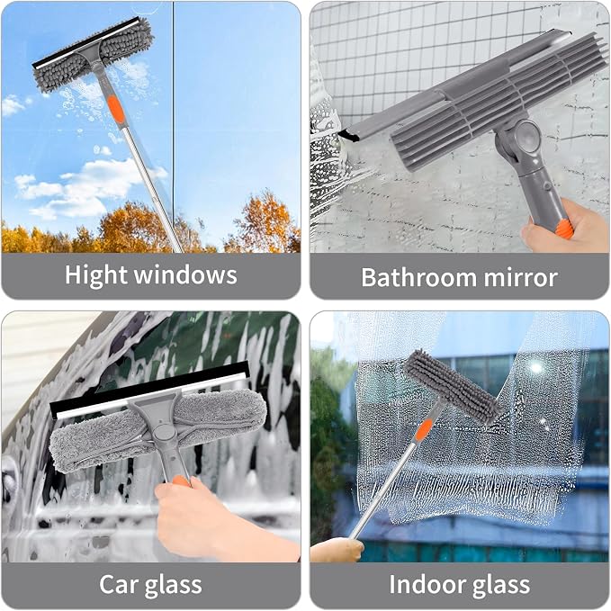 Professional 72'' Window Squeegee Cleaning Washing Tool/Kit - Image 7