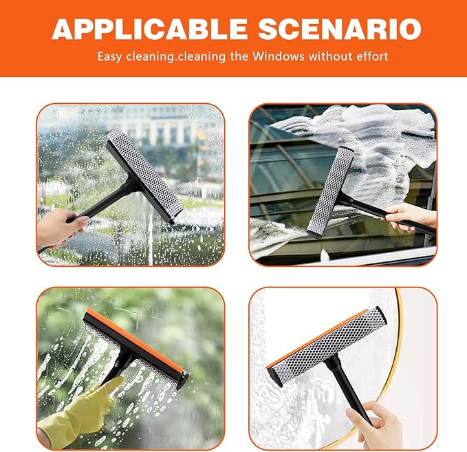 2 in1 Window Squeegee for Car, Window Cleaner - Image 6
