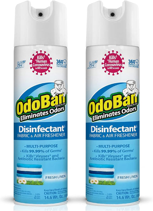 OdoBan Ready-to-Use 360-Degree Continuous Spray Disinfectant and Harsh Aroma by OdoBan