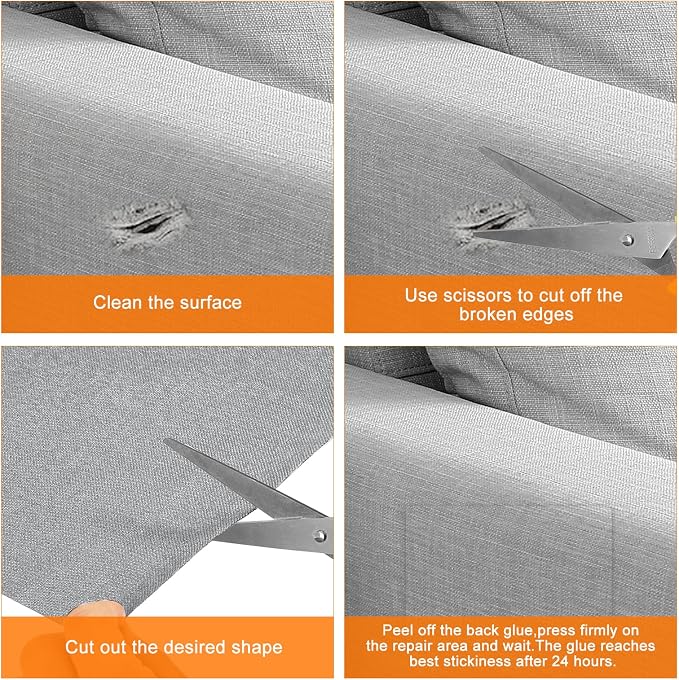 Repair Patches Self-Adhesive DIY Repair Patch Linen Gear Patch - Image 6