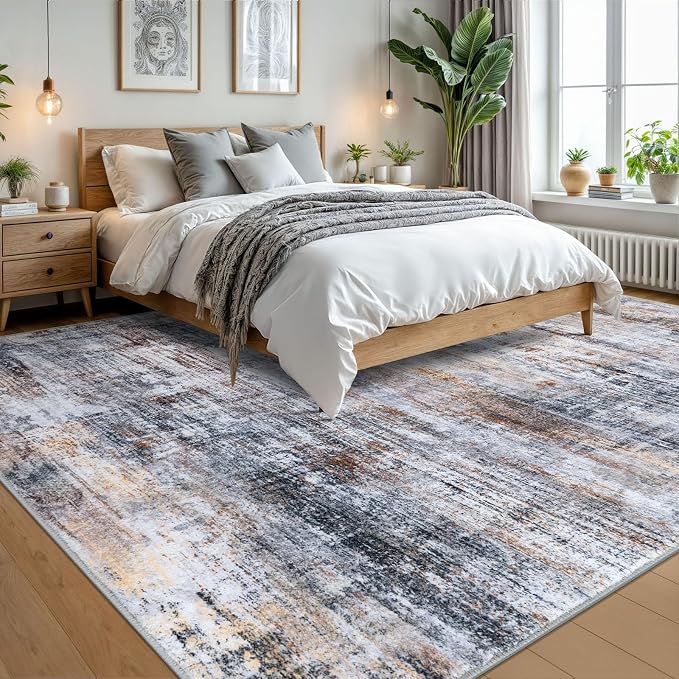 IOHOUZE Abstract Area Rugs 9x12 Ft Washable Large Rugs - Image 8