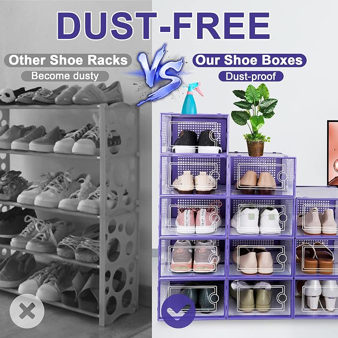 Kuject Shoe Organizers Storage Boxes - Image 4