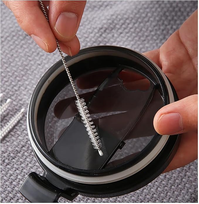 10Pack Straw Cleaner Brush- Long Stainless Steel Straw Brush - Image 3