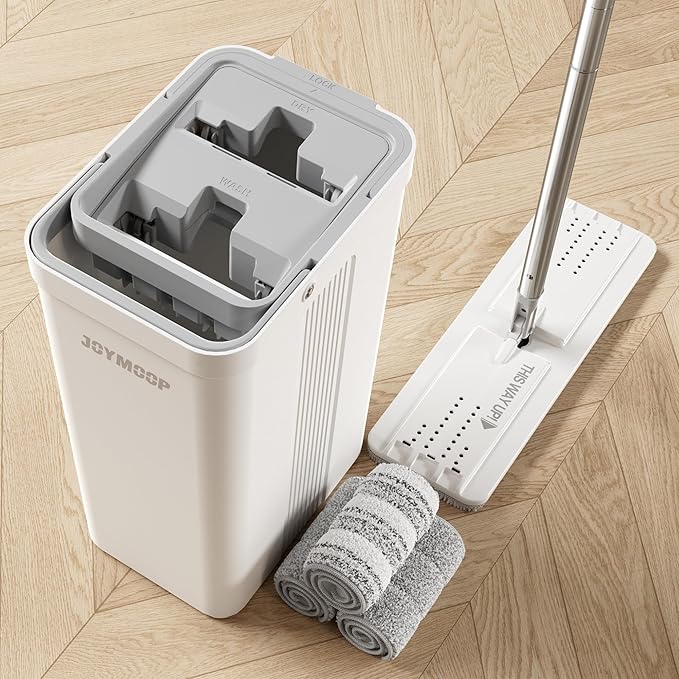 JOYMOOP Mop and Bucket with Wringer Set by JOYMOOP
