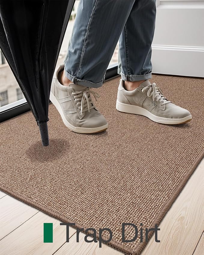 LUMI Indoor Door Mat 32"x47", Ultra Thin Low Profile Non-Slip Doormat - Image 7