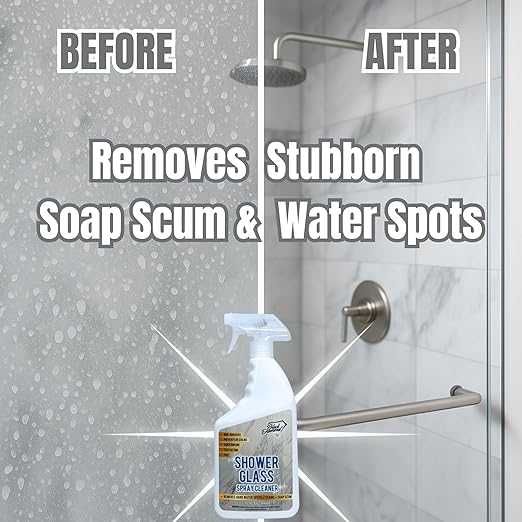 Black Diamond Stoneworks Shower Glass Cleaner Spray & Natural Stone Shower - Image 4