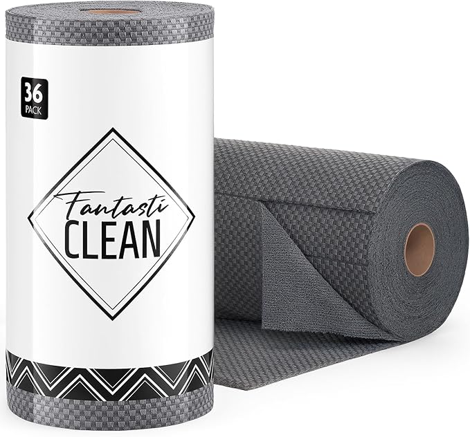 Fantasticlean Large Tear-Away Microfiber Cleaning Cloth Roll by Fantasticlean