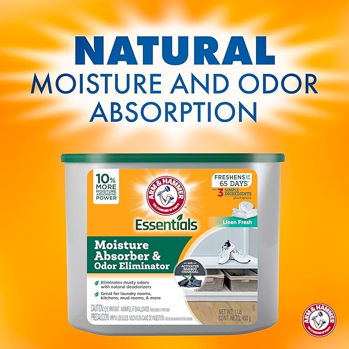 Arm & Hammer Essentials Disposable Moisture Absorber and Odor Eliminator Tub - Image 3