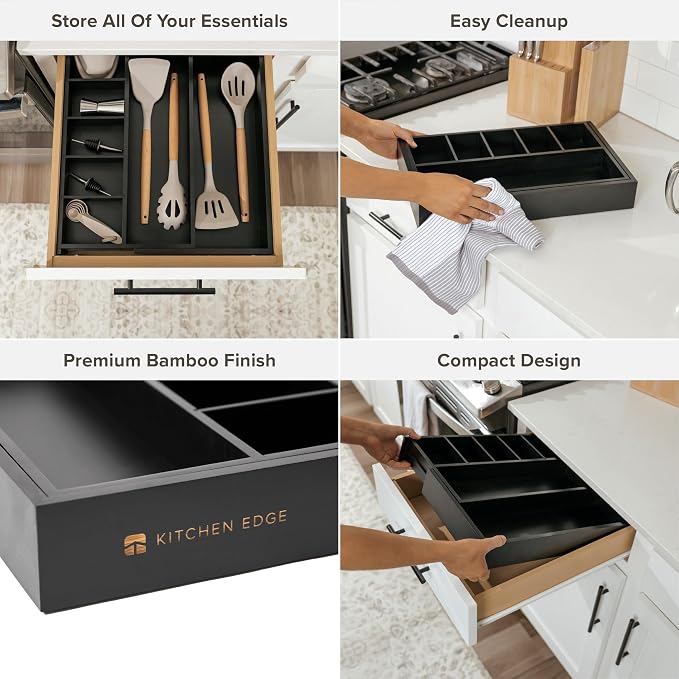 KitchenEdge Adjustable Kitchen Drawer Organizer - Image 3