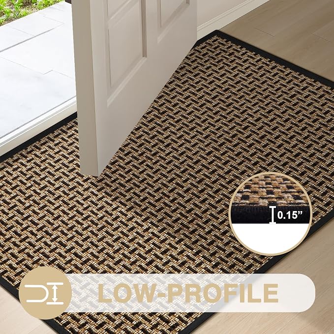LEKEEPGO Door Mat Indoor Entrance 36"x59", Absorbent Indoor Door Mat Large - Image 4