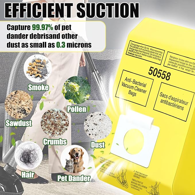 50 Pack Vacuum Cleaner Bags Fit - Image 6