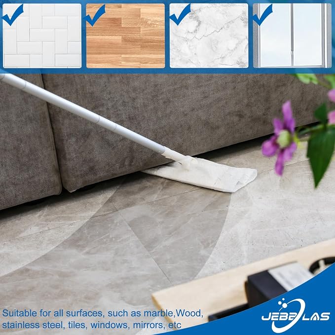JEBBLAS Disposable Mop Cloth Dry Sweeping Pad - Image 2