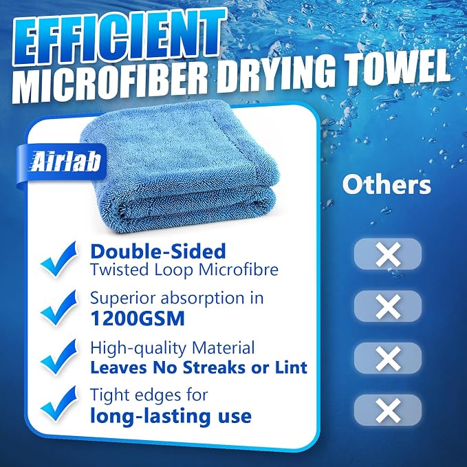 Airlab Car Drying Towel Microfiber Towels - Image 4