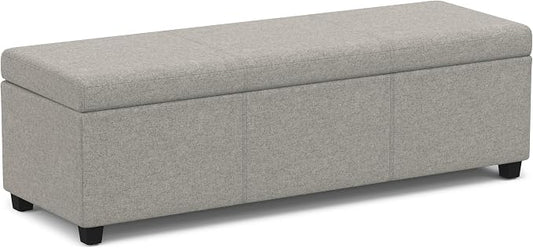 SIMPLIHOME Avalon 54 inch Wide Contemporary Rectangle Extra Large Storage by SimpliHome