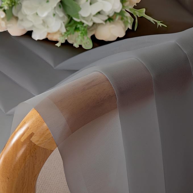 Chyhomenyc 120 Inch Long Sheer Curtains - Image 6