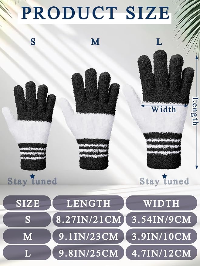 Patelai 3 Pairs Microfiber Plant Dusting Gloves Leaf Cleaning Gloves - Image 3