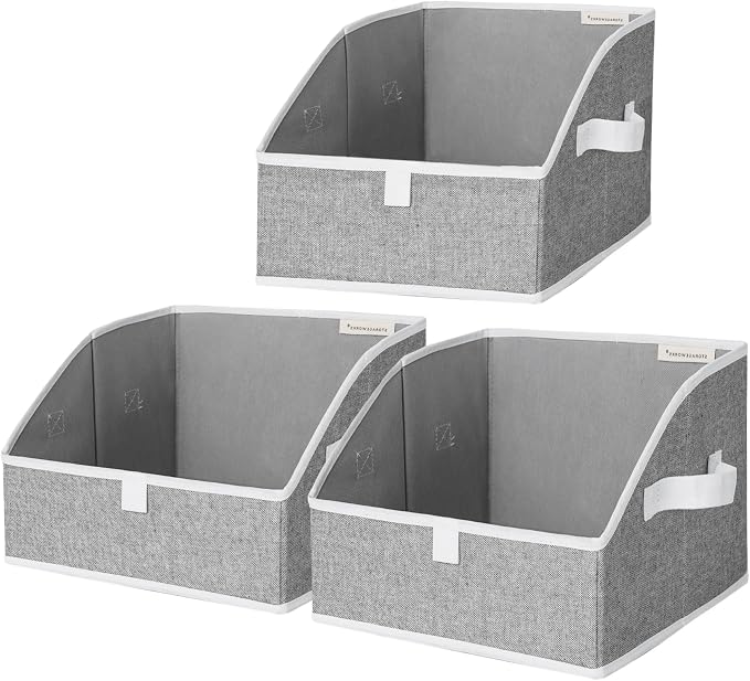 StorageWorks Closet Storage Bins, Trapezoid Organizer Box by StorageWorks