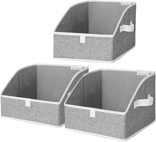StorageWorks Closet Storage Bins, Trapezoid Organizer Box by StorageWorks