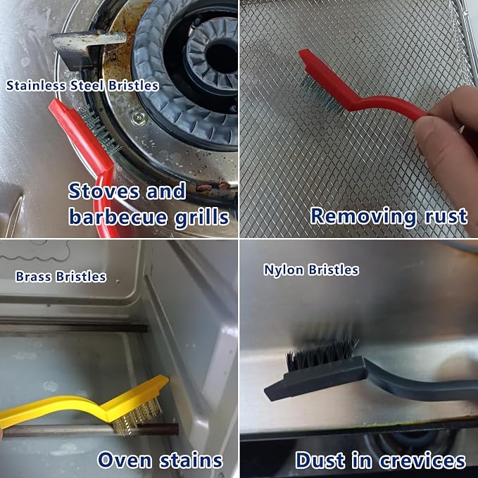 12Pcs Crevice Cleaning Brush, Small Gap Cleaning Brushes - Image 3