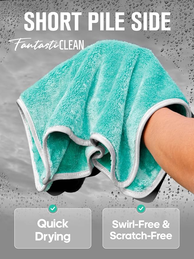 Fantasticlean Microfiber Car Detailing Towels, Car Drying Towel - Image 8
