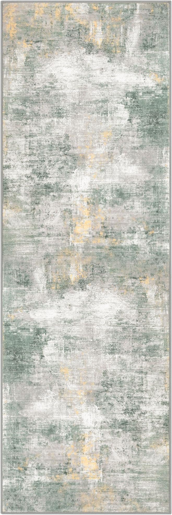 IOHOUZE Abstract Runner Rug 2x6 Ft Washable Runners - Image 9
