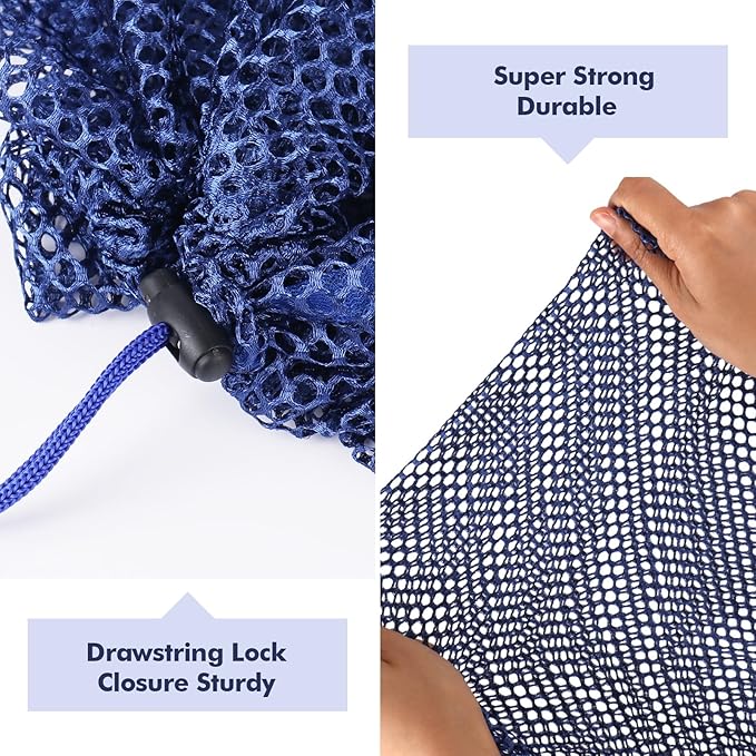 3Pcs Mesh Laundry Bags Washing Machine Mesh Wash Bags Jumbo - Image 4
