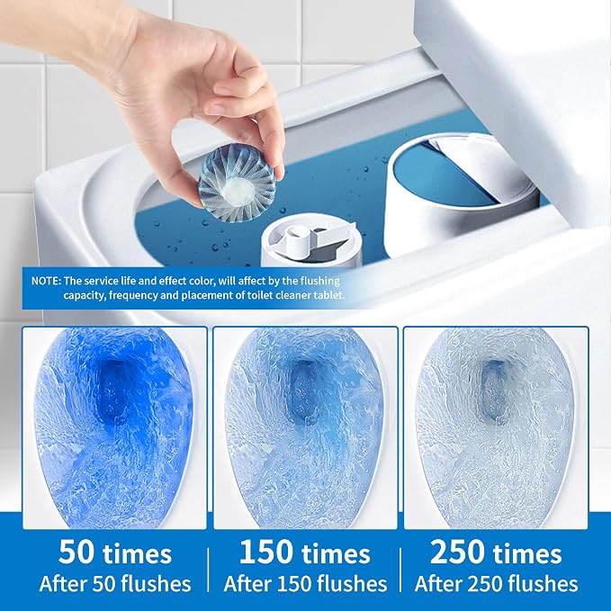 Toilet Bowl Cleaner Tablets, Automatic Toilet Tank Cleaner - Image 5