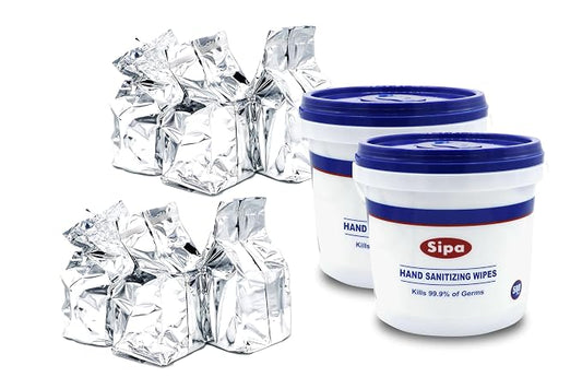 SIPA Hand Sanitizing Wipes 500 WIPES/BUCKET will Refills by SIPA