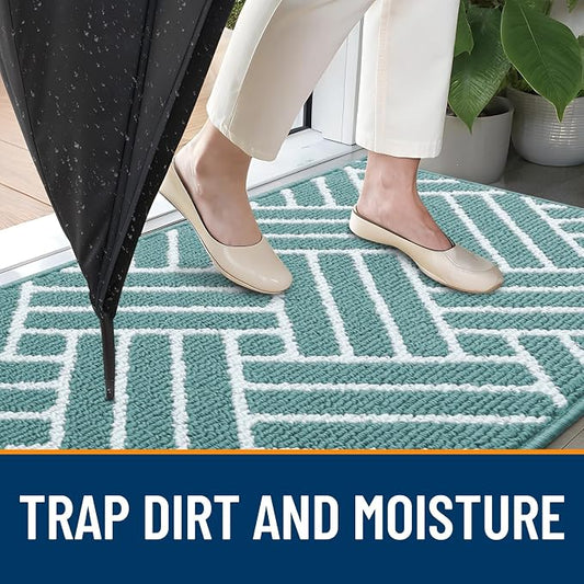 OLANLY Indoor Door Mat, 32x20 Inch, Dirt Resistant and Absorbent, Non-Slip - Image 2