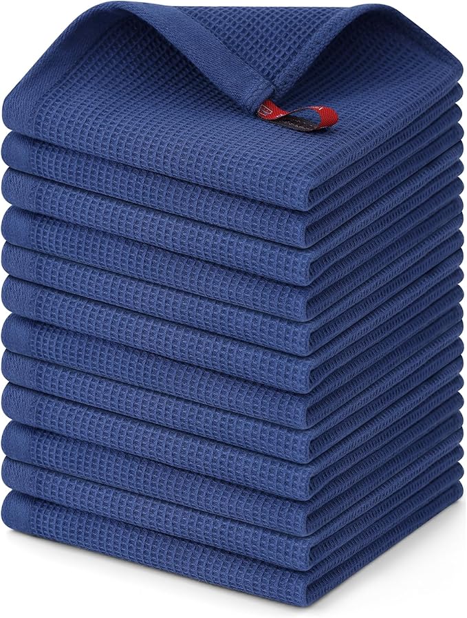 Homaxy 100% Cotton Waffle Weave Dish Cloths by Homaxy