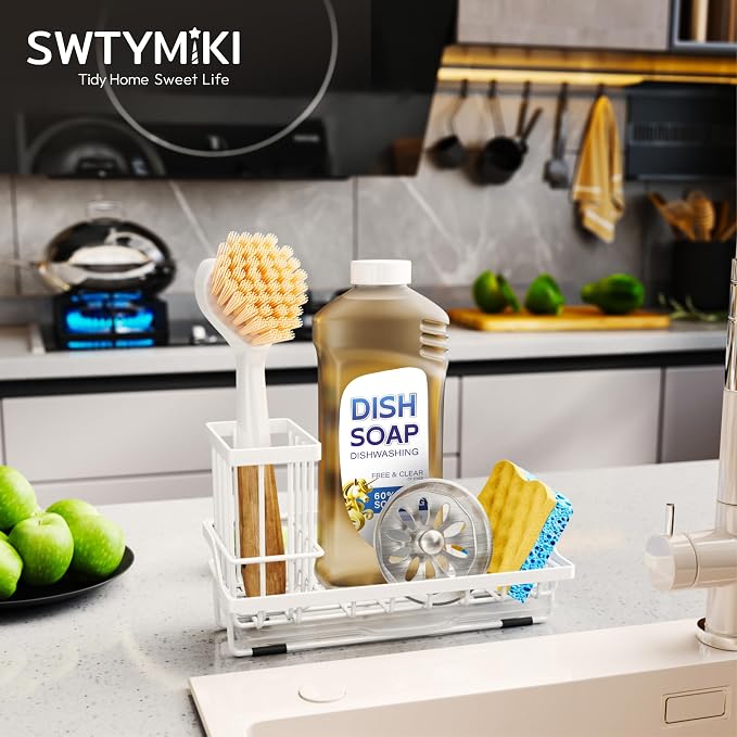 SWTYMIKI Sink Caddy Sponge Holder - Image 2