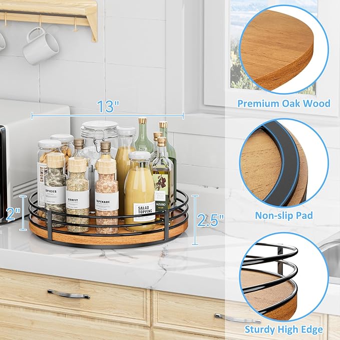 13" Lazy Susan Turntable Organizer - Image 6