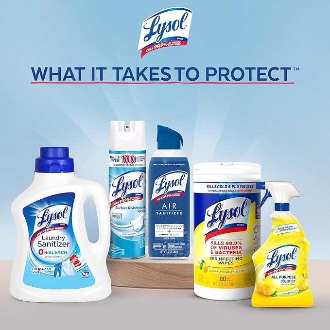 Lysol Air Sanitizer Spray with Odor Eliminator - Image 8