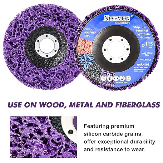7 Pack Paint Eater Strip Disc Angle Grinder Rust Removal Disc Paint Stripper - Image 5