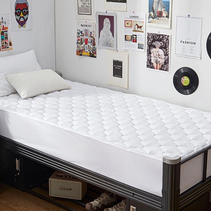 GRT Twin XL Mattress Protector Waterproof, 100% Waterproof Quilted Fitted by GRT