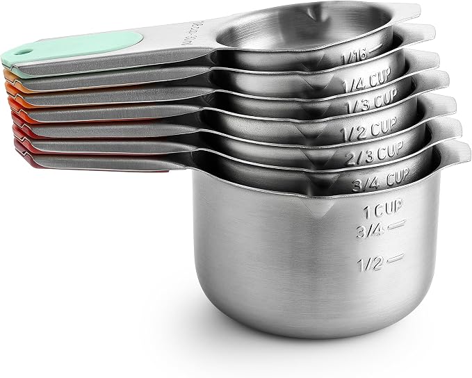 Spring Chef Magnetic Stainless Steel Measuring Cups, Kitchen Tools - Image 8
