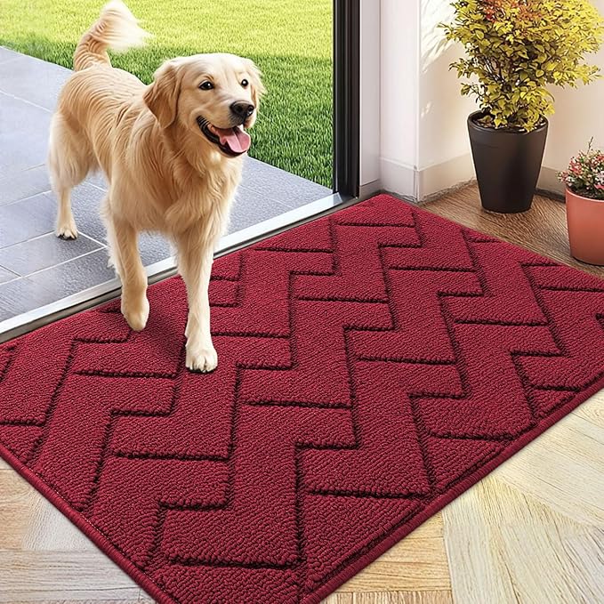 hicorfe Front Door Mat Outside Entrance, Stain and Fade Resistant, Non Slip by Hicorfe