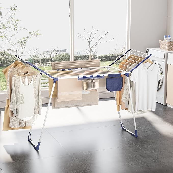 APEXCHASER Clothes Drying Rack Foldable, Drying Rack Clothing Large Space - Image 8