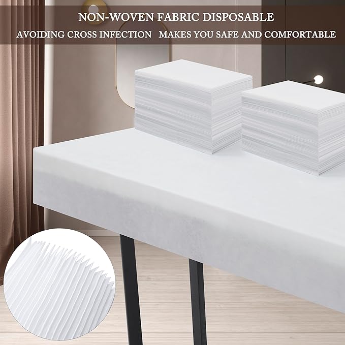 Disposable Bed Sheets 100 Pcs 31" x 71" Massage Table Sheets Non Woven Fabric - Image 5